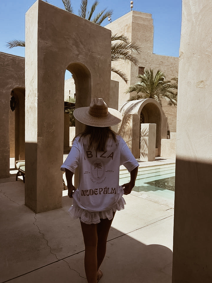 ICONIC IBIZA ISLAND T - SHIRT - BLANCO