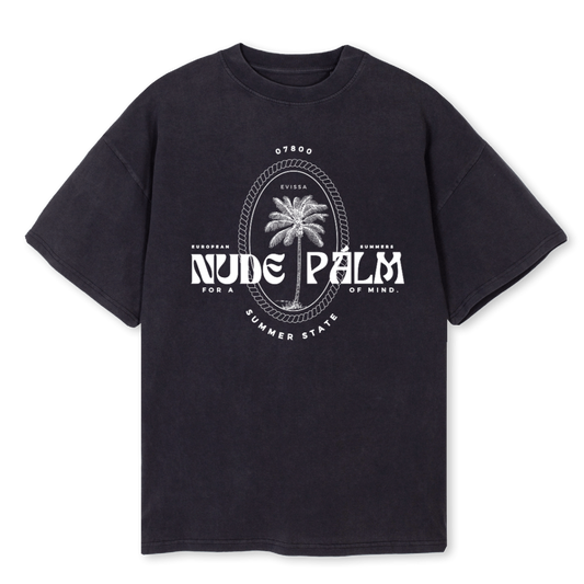 PRE-ORDER ICONIC IBIZA ISLAND T - SUN SOAKED BLACK
