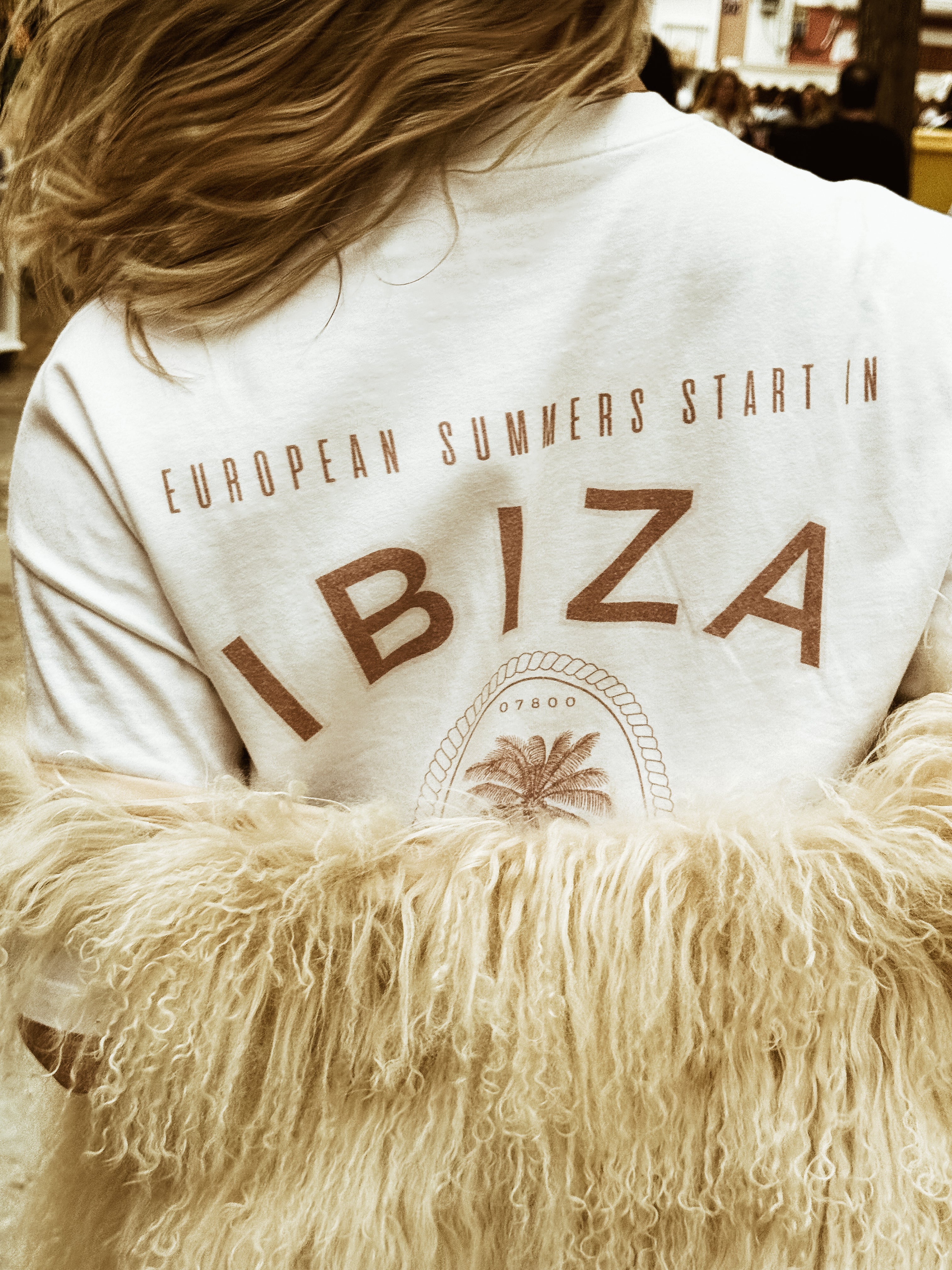 ICONIC IBIZA ISLAND T - SHIRT - BLANCO