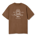 QUIET LUXURY - OVERSIZED UNISEX T-SHIRT - VINTAGE TAN
