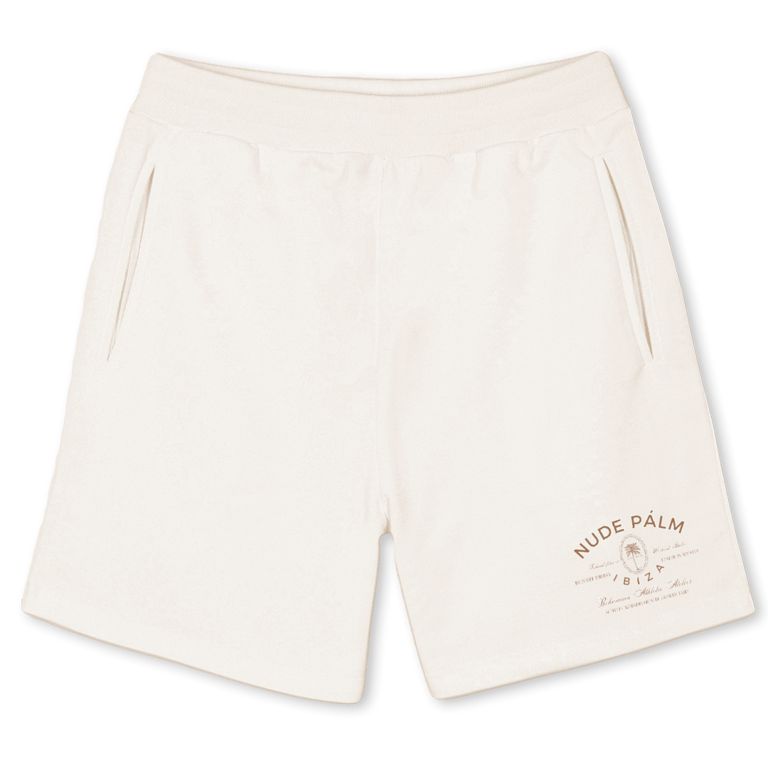 BOHEMIAN ATHLETICS | VINTAGE WHITE RELAXED SHORTS