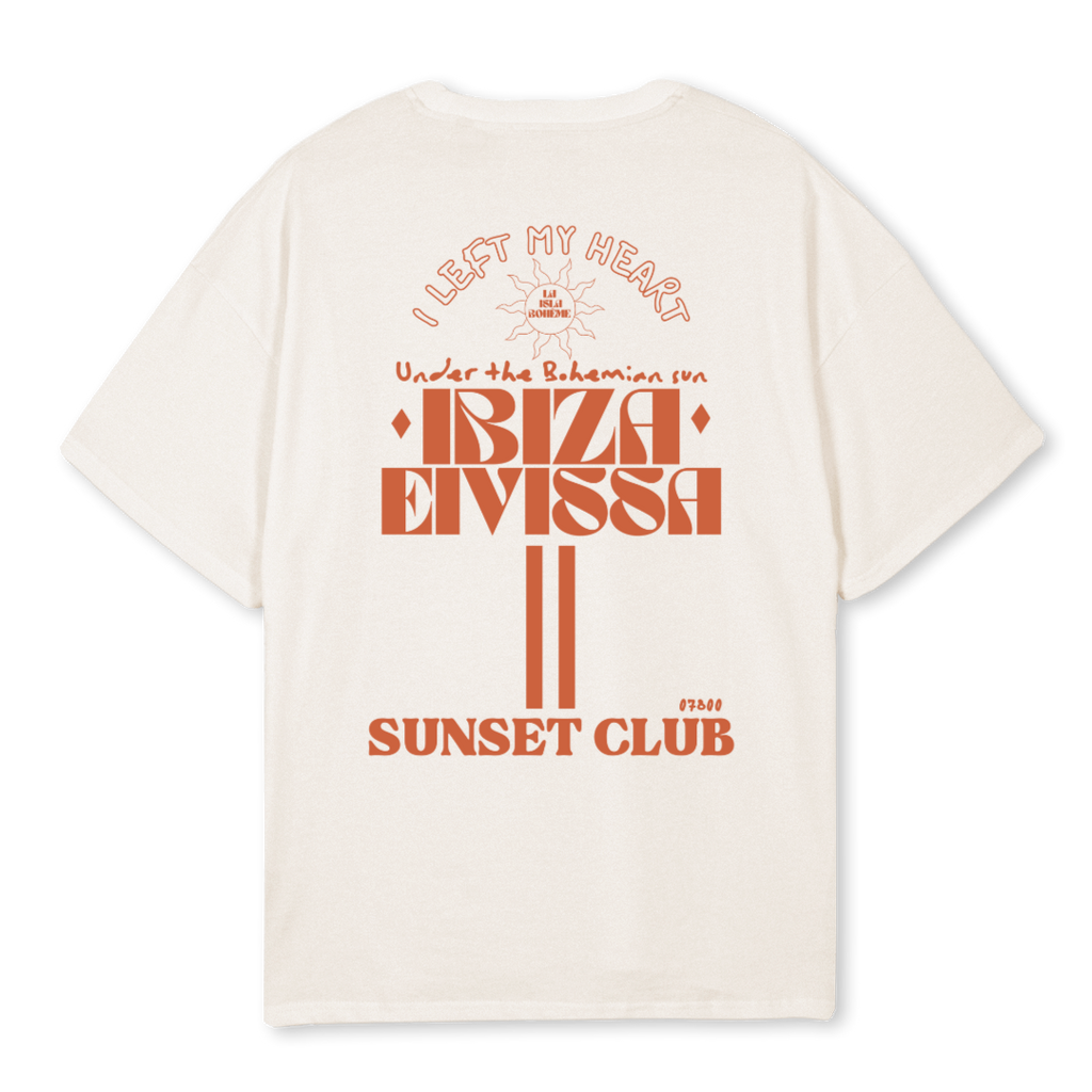 UNDER THE BOHEMIAN SUN - VINTAGE WHITE T - SHIRT | OVERSIZED -  UNISEX