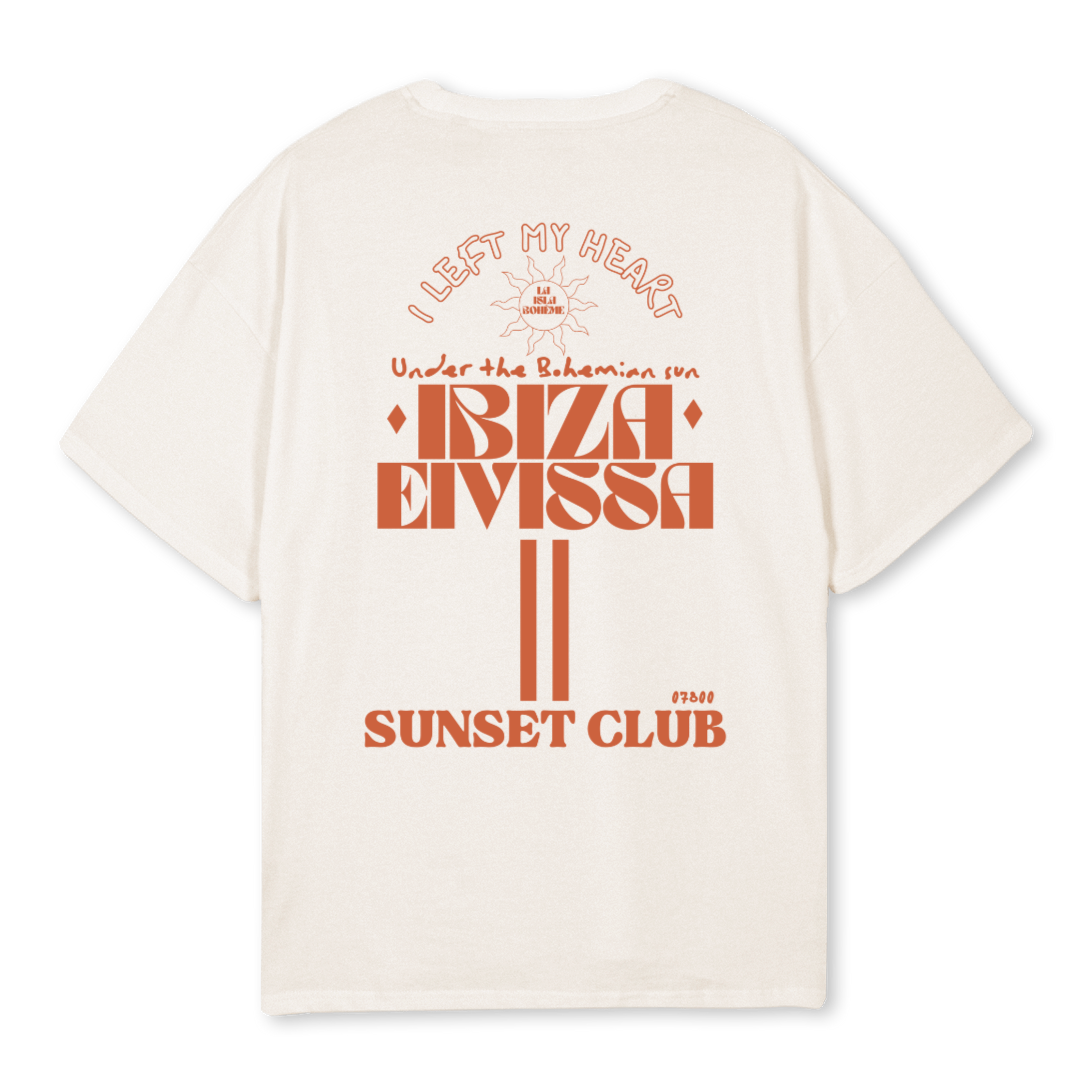 UNDER THE BOHEMIAN SUN - VINTAGE WHITE T - SHIRT | OVERSIZED -  UNISEX