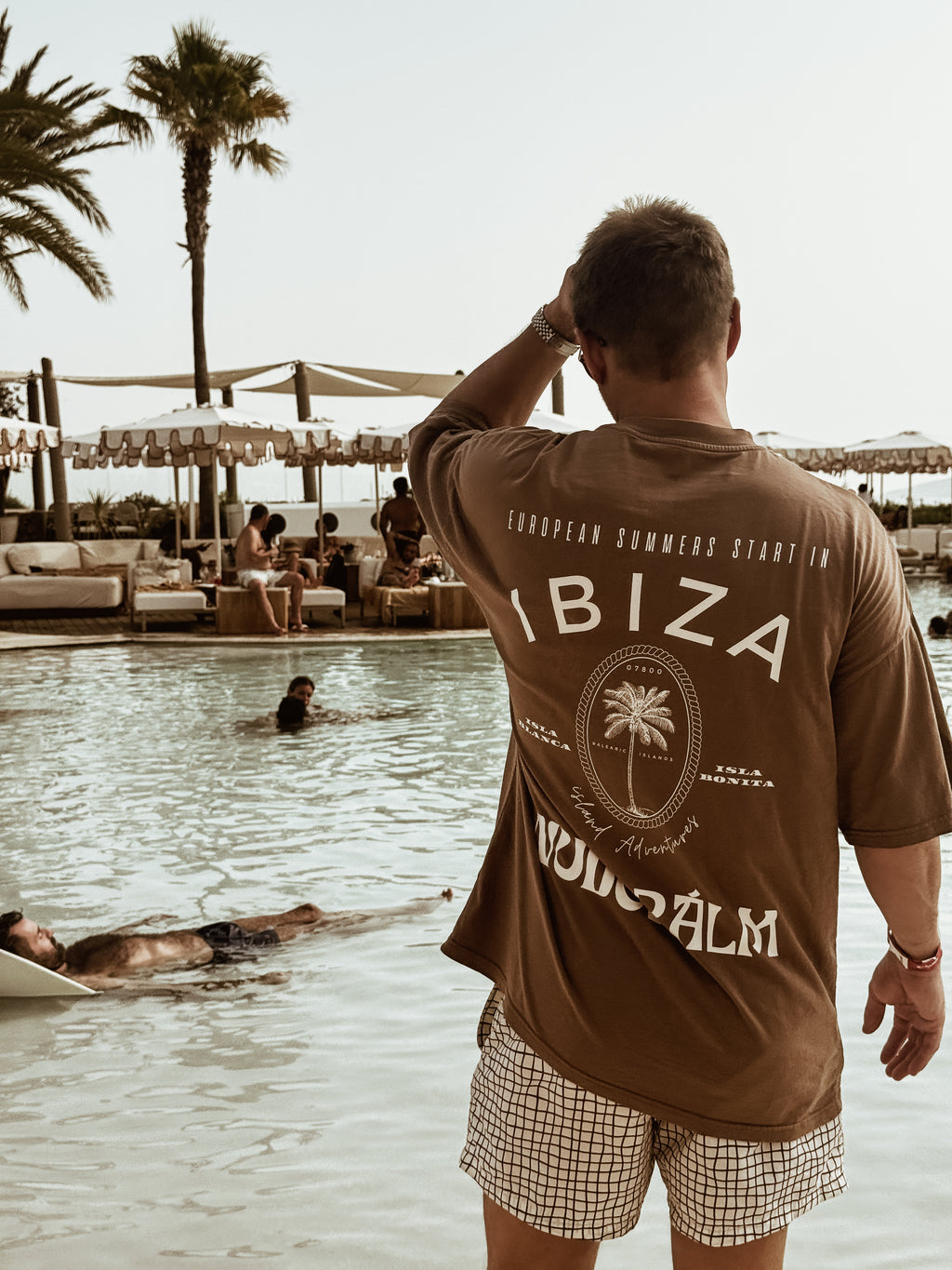ISLAND ICONIC IBIZA  T - SHIRT - SUN-SOAKED TAN | OVERSIZED FIT - UNISEX