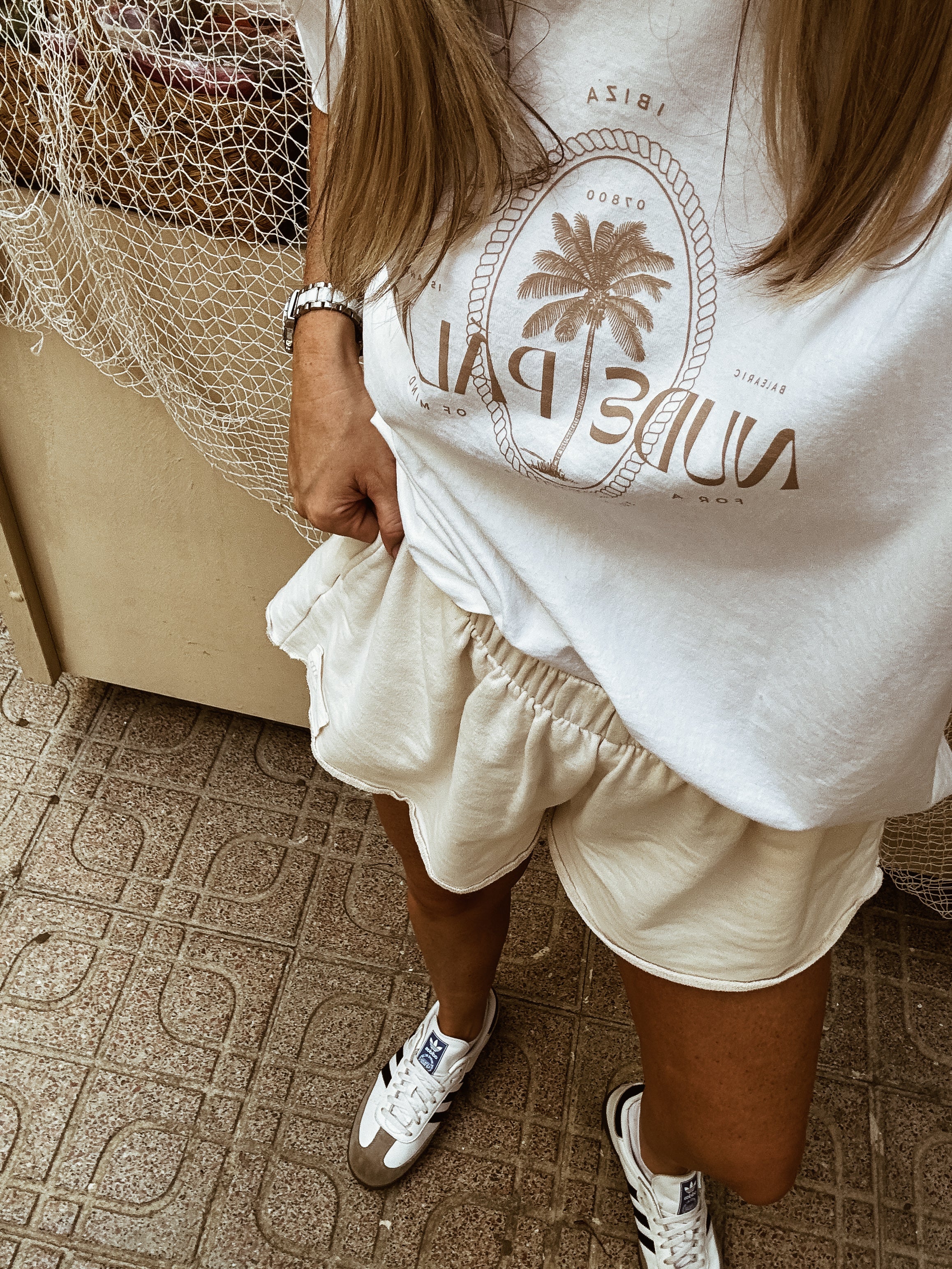 ICONIC IBIZA ISLAND T - SHIRT - BLANCO